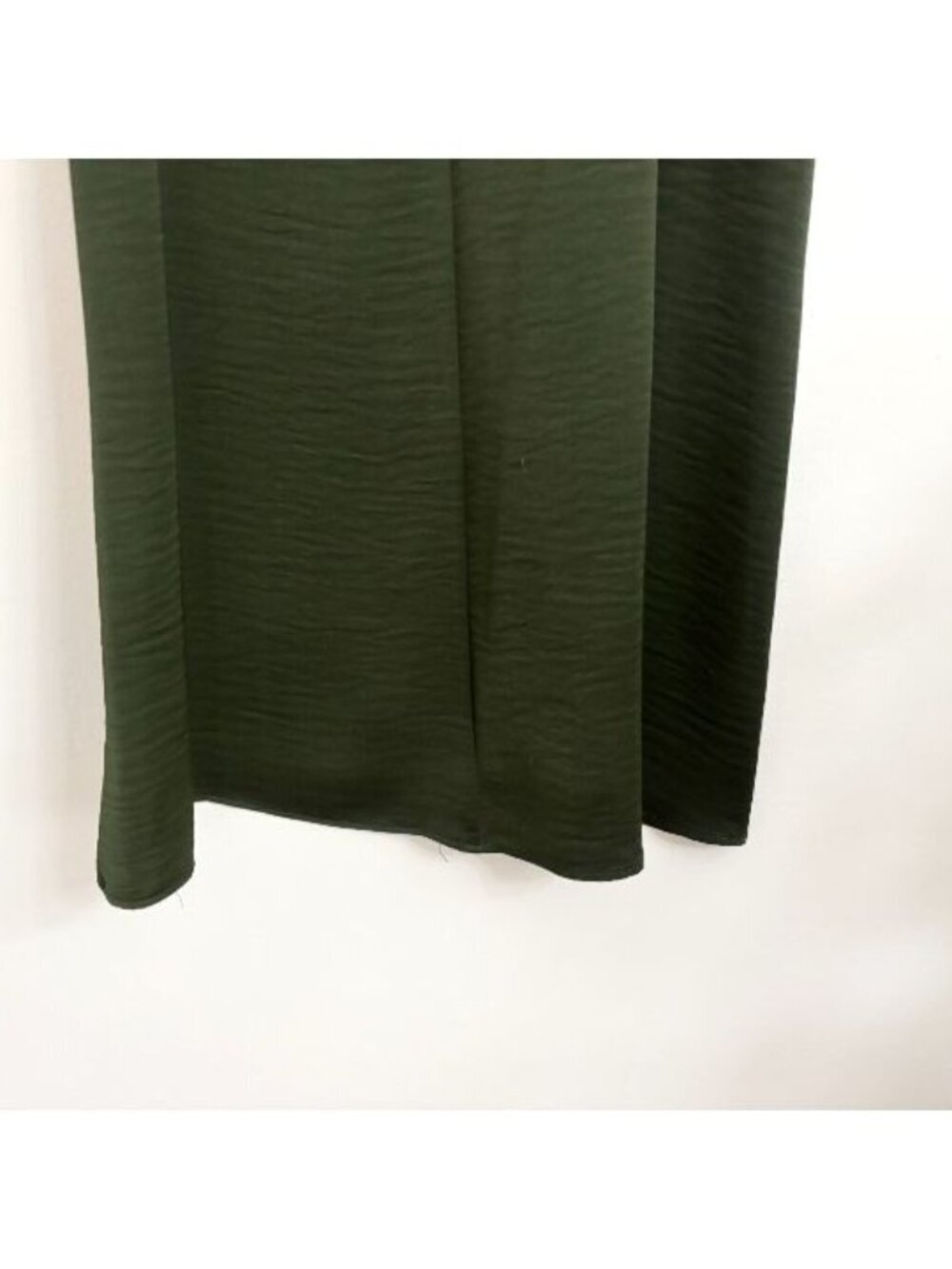 NWT Zara Emerald Green Satin Effect Midi Skirt - Sz Small - Picture 7 of 8
